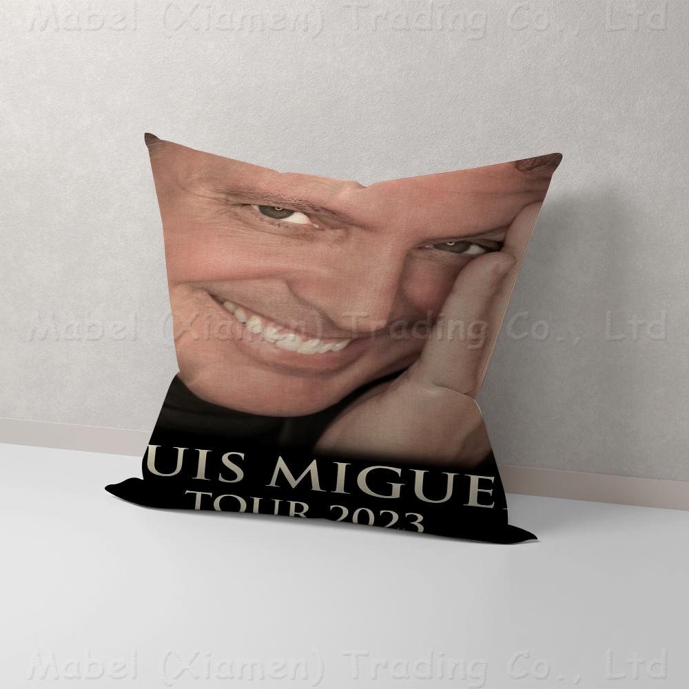 

Luis Miguel Pillow Gift Home Office Decoration Pillow Bedroom Sofa Car Cushion CoverPillow Case 40cmx40cm