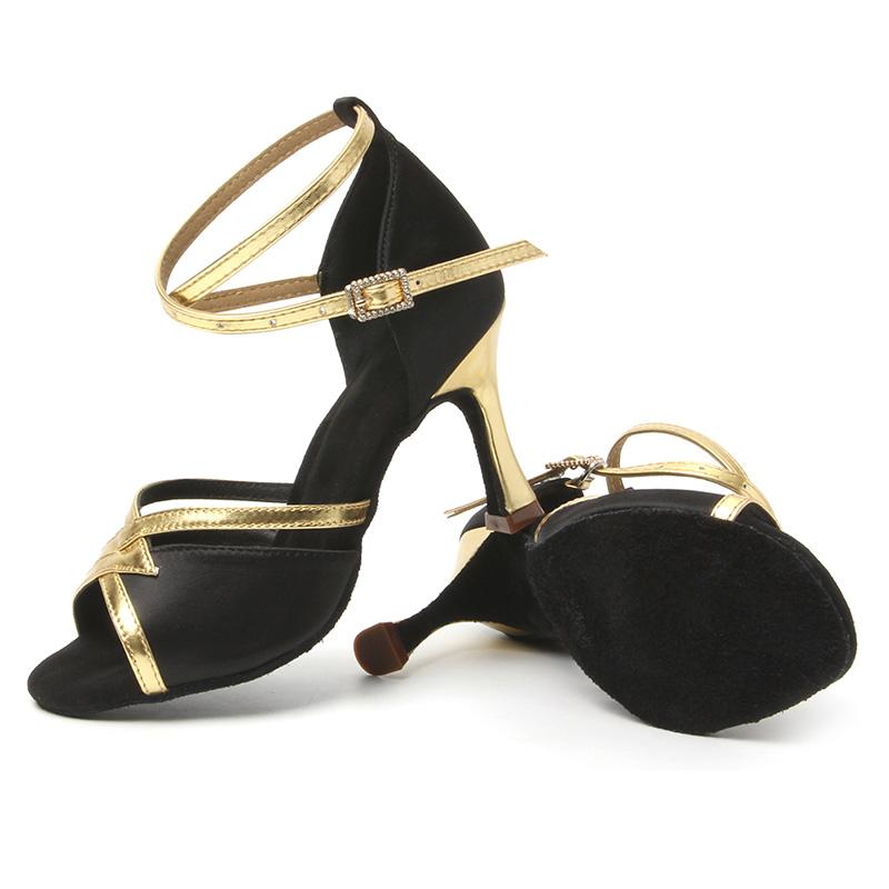 Latin Dance Shoes Women's High Heel Dance Shoes Tango Soft Bottom Dance Shoes Girls Salsa Ballroom Shoes