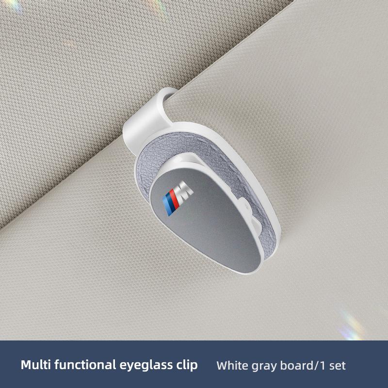 Multi functional Car Sun Visor Sunglasses Card Ticket Holder Glasses Clip Valve Cap For BMW X1 X2 X3 X5 X4 X6 X7 iX3 F20 F10 F07