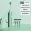 5 Modes Electric Sonic Toothbrush with 6 Heads Rechargeable USB Kids & Adults