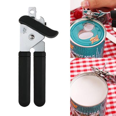 Professional Can Manual Heavy Duty Tin Opener Easy Grip Stainless Steel
