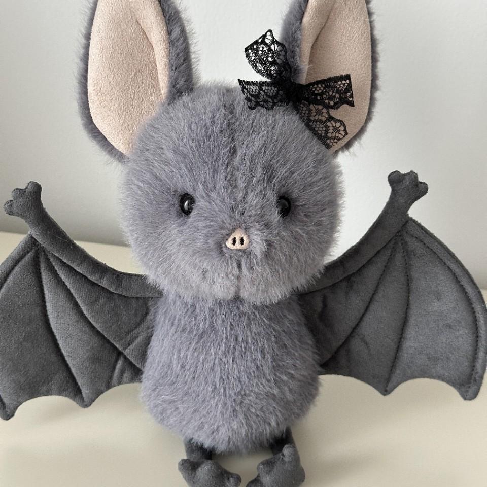 Plush Bat Pig Car Pendant With Soft Pp Cotton For Car Decor And Gift