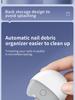 Automatic Electric Nail Clipper with Anti-Pinch and Nail File