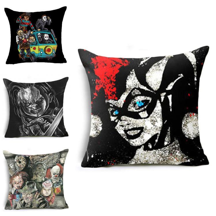 Chucky Good Guy Doll Horror Movie Design Cushion Pillow Case Cover In Vibrant Colors