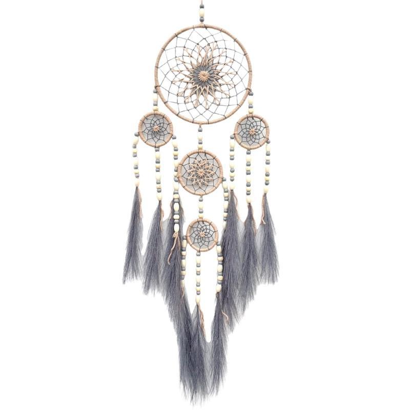 Pampas Grass Dreamcatchers Wall Art Ornament for Enhancing Interior Aesthetic