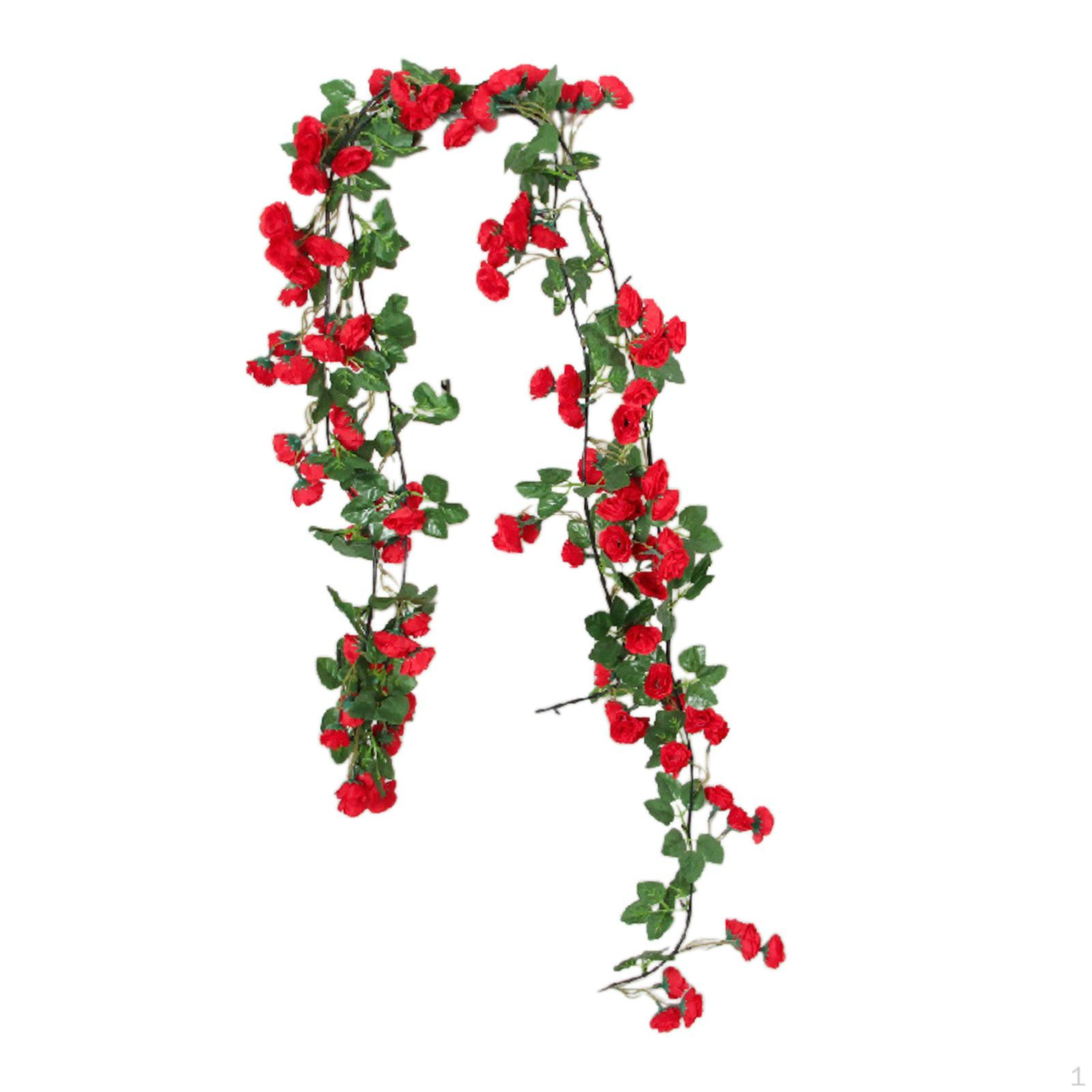 

Искусственный декор из розовой лозы для украшения дома