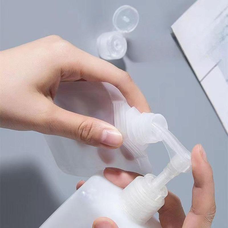 50/100pcs Matte Semi Transparent Travel Packaging Bag Shampoo Shower Gel Portable Squeeze Bags Moisture-proof Leak Proof Sealed Skincare Travel Pouch