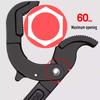 Universal Adjustable Pipe Wrench - High Carbon Steel Plumbing Pliers with Spring Reset for Bathroom & Pipe Work