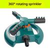 Automatic sprinkler green nozzle 360 degree rotating water spray vegetable garden irrigation watering sprinkler irrigation