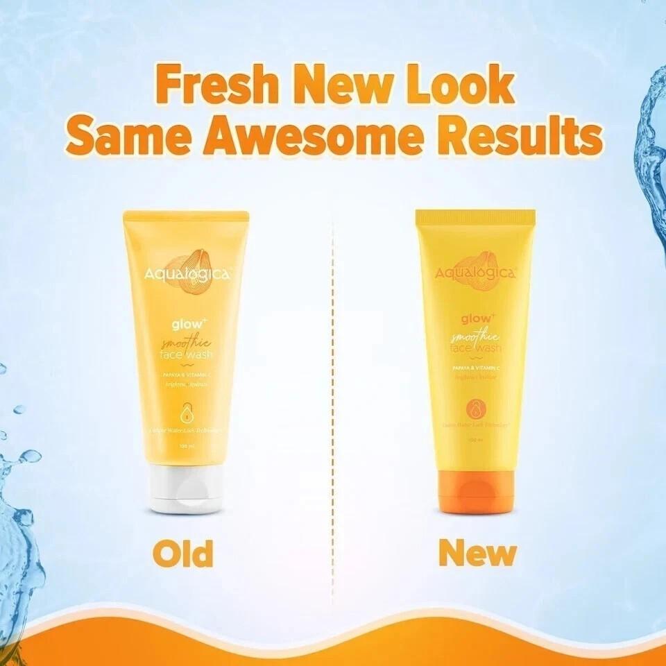 Aqualogica Glow Smoothie Face Wash For All Skin Types 100ml