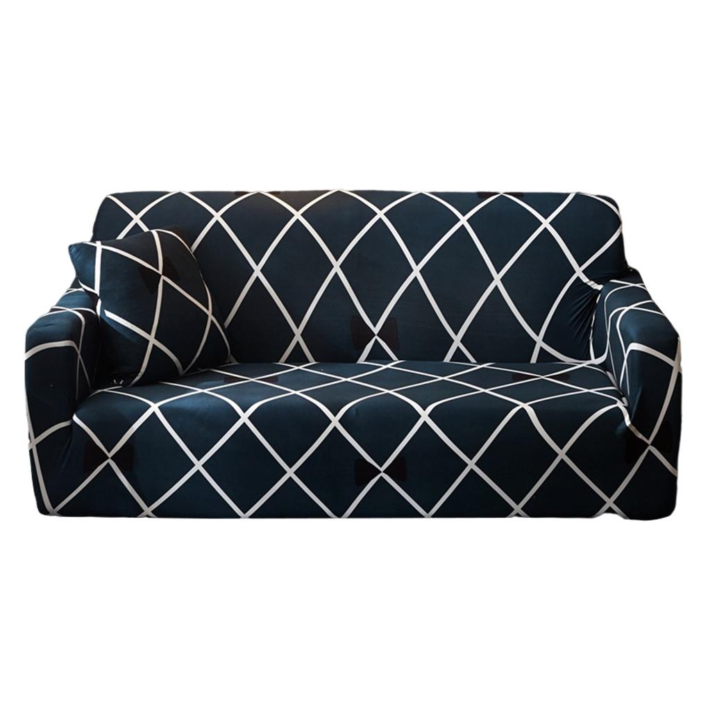 Printed Sofa Cover Stretchable Recliner Couch Slipcover with Pillow Case Furniture Replacement Protector Office Dorm Accessories loveseat 1280₽