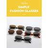 Women's Sunglasses, New Fashion Metal Premium Sunglasses, Personalized Sunglasses