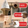 Yousheng Ice Cream Stand No Drip Reusable Ice Cream Cone Holder Anti-Dirt Leak-Proof Snow Cone Holder for Home Summer Pool Parties