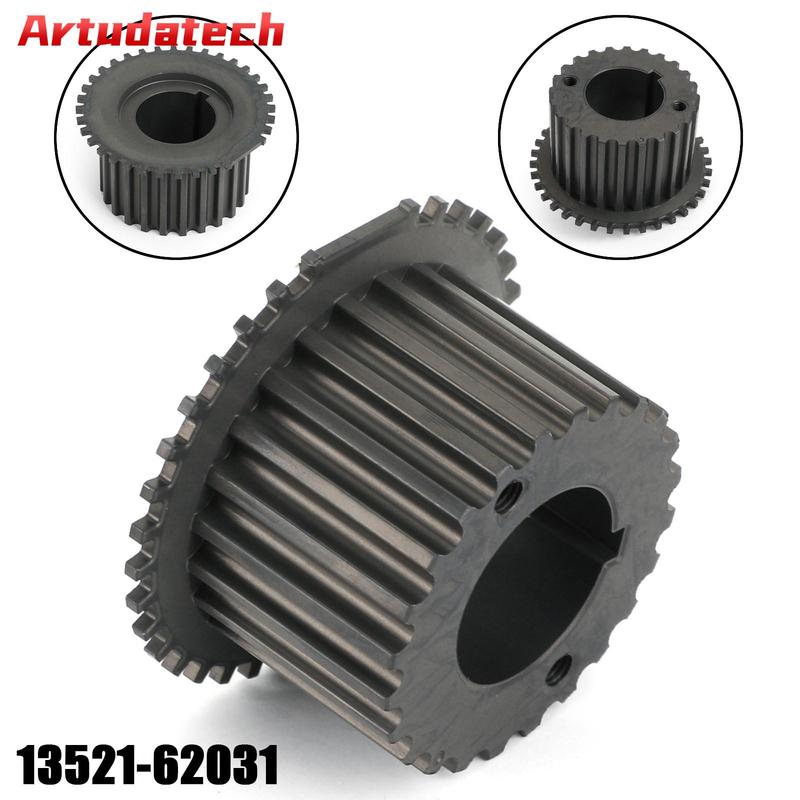 Artudatech Cramkshaft Timing Pully Gear For Toyota Tundra Tacoma 4Runner 3.4 V6 13521-62031 Car Accessories