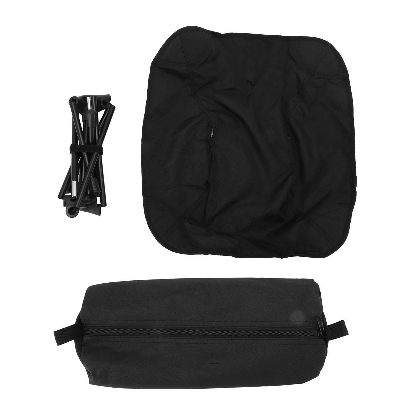 

Уличное портативное складное кресло-луна, легкое, для отдыха, кемпинга, детское кресло для пляжа, рыбалки чёрный