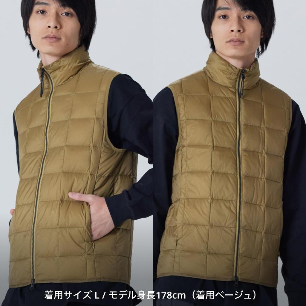 Taion Down Vest 002WZ Dark Charcoal