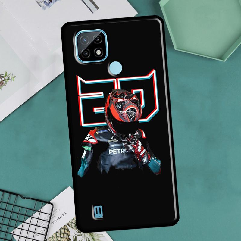 Fabio Quartararo Moto 20 For Realme GT Neo 2 3 Master 8i 9i 8 9 Pro Plus C35 Case For OnePlus 9 10 Pro 9R 10R Nord2
