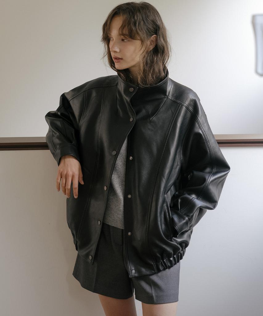 TILL I DIE Suede Quilting High Neck Blouson [Tifa06Jp01]_Camel