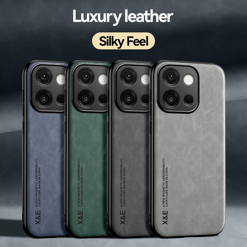 Magnetic Suede Leather Case For OnePlus 13T OnePlus13T 5G Shockproof Matte Silicone Soft Case Cover