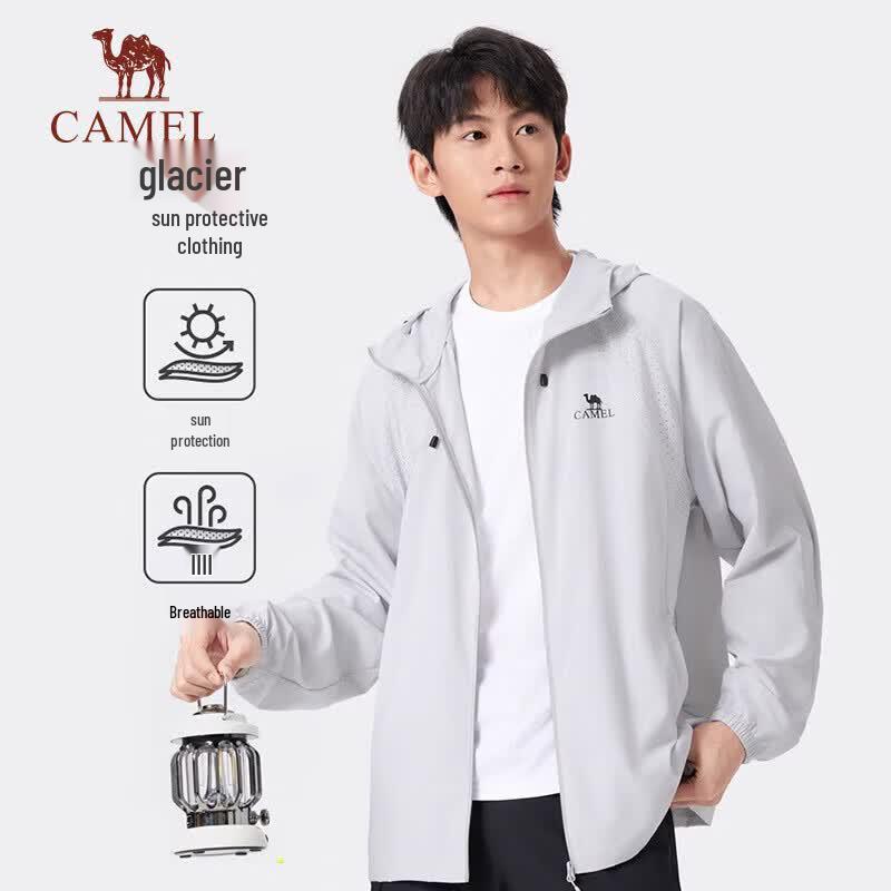 CAMEL Unisex UPF50+ Ice-Feel Sun Protection Jacket L
