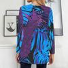 Ladies Round Neck Oversized Long Sleeve Shirt Soft Comfy Tops For Home Loungewear