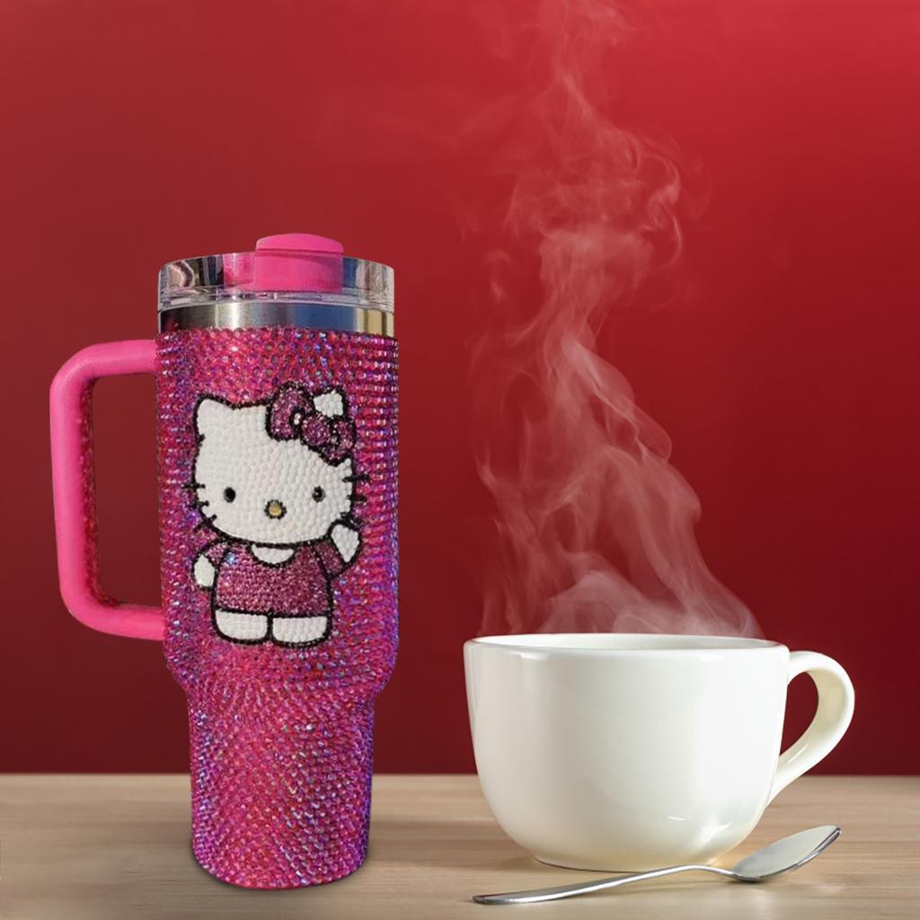 40oz Car Cup Large Capacity With Handle Insulation Cup