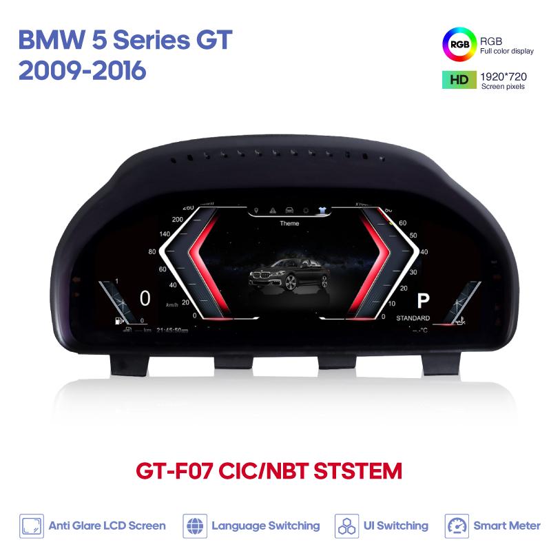 For BMW 5 Series GT 6 Series 7 Series X3 X4 X5 X6 2009-2017 Car Digital Cluster LCD Dashboard Carplay Cockpit Virtual Instrument