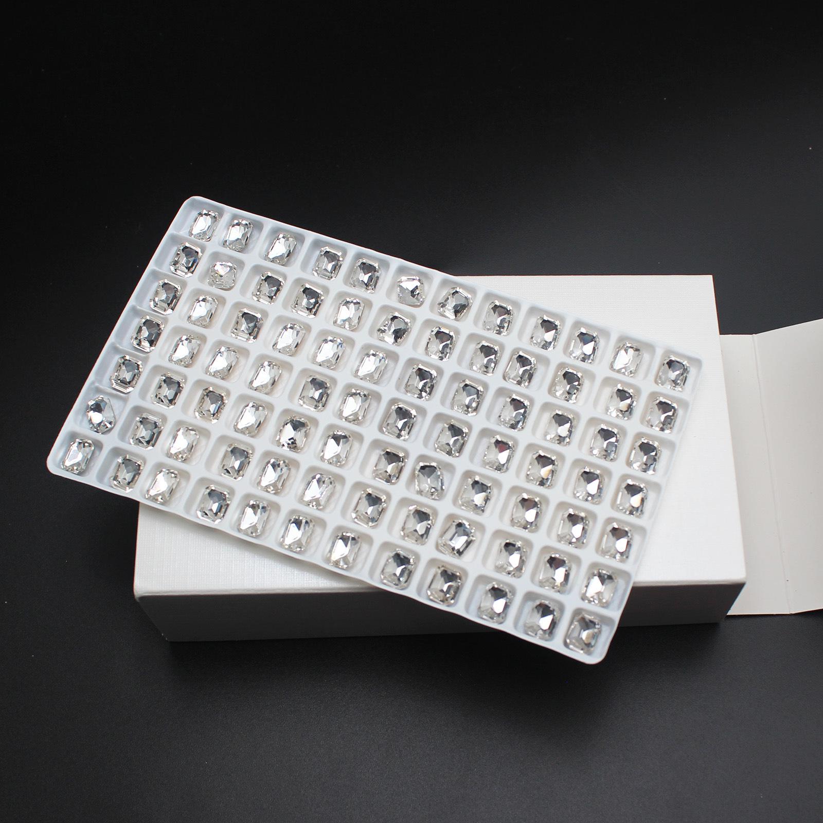 

Shi s Octagonal Nail Drill: High-Quality, Shiny, Pointed, Rock Candy Colored Diamond Decoration.