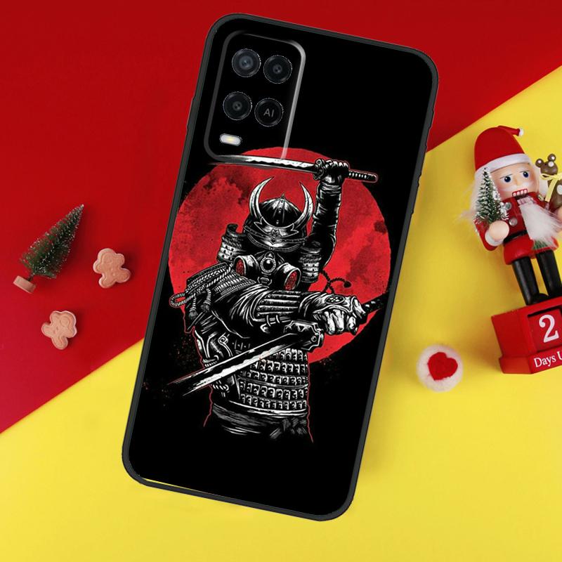 Anime Japanese Samurai Case For Oppo A5 A6 Pro A15 A57 A17 A54 A74 A94 A76 A16 A96 A40 A60 A80 A18 A38 A58 A78 A98