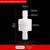 Innovator Mini One-Way Check Valve: Ozone & Oil Resistant, Prevents Backflow, Water-Stop Plastic Valve.