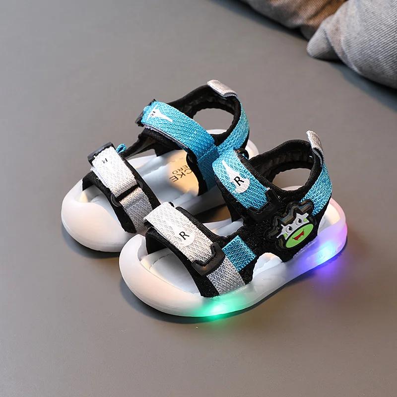 Sandales de mode pour filles Chaussures simples pour enfants Antidérapantes Chaussures pour garçons Semelle souple Chaussures pour filles Confortables Chaussures pour bébé Sandales mignonnes pour enfants