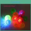 Durable Tpr Material Pet Toy Ball Glowing And Squeaky Random Color