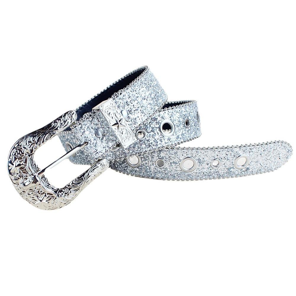 Carved Buckle Belt Female, Personality Design Sense Subculture Punk Pin Buckle Hip Hop Wide Belt