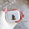 Cartoon Cat Graphic Silicon Case For Apple Airpods 1 or 2 Shockproof Cover For AirPods 3 Pro Pro2 Transparent Earphone Protector