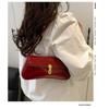 Women's Vintage Faux Oiled Leather Flap Decor Shoulder Underarm Bag, Buckle Baguette Tote Bag Suitable for Dating, Outing, Party
