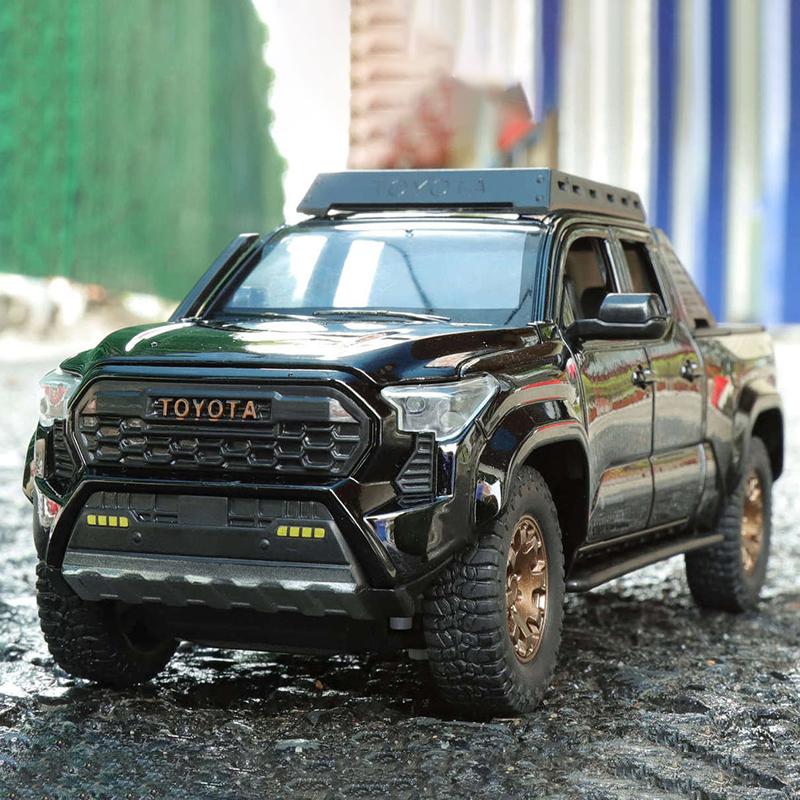 1/24 Toyota Tacoma Picku Wagon Alloy Model Car Toy Diecasts Casting Sound and Light Car Toys for Children Vehicle