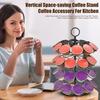 Coffee Pods Holder 40 Capacity Storage Organizer 360 Degrees Rotation Stand Metal Coffee Capsule Holder for Kitchen Counter