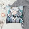 Wuthering Game Jinhsi Cushion Cover Square Pillow Bedroom Sofa Leisure Comfort Living Room Home Decoration X