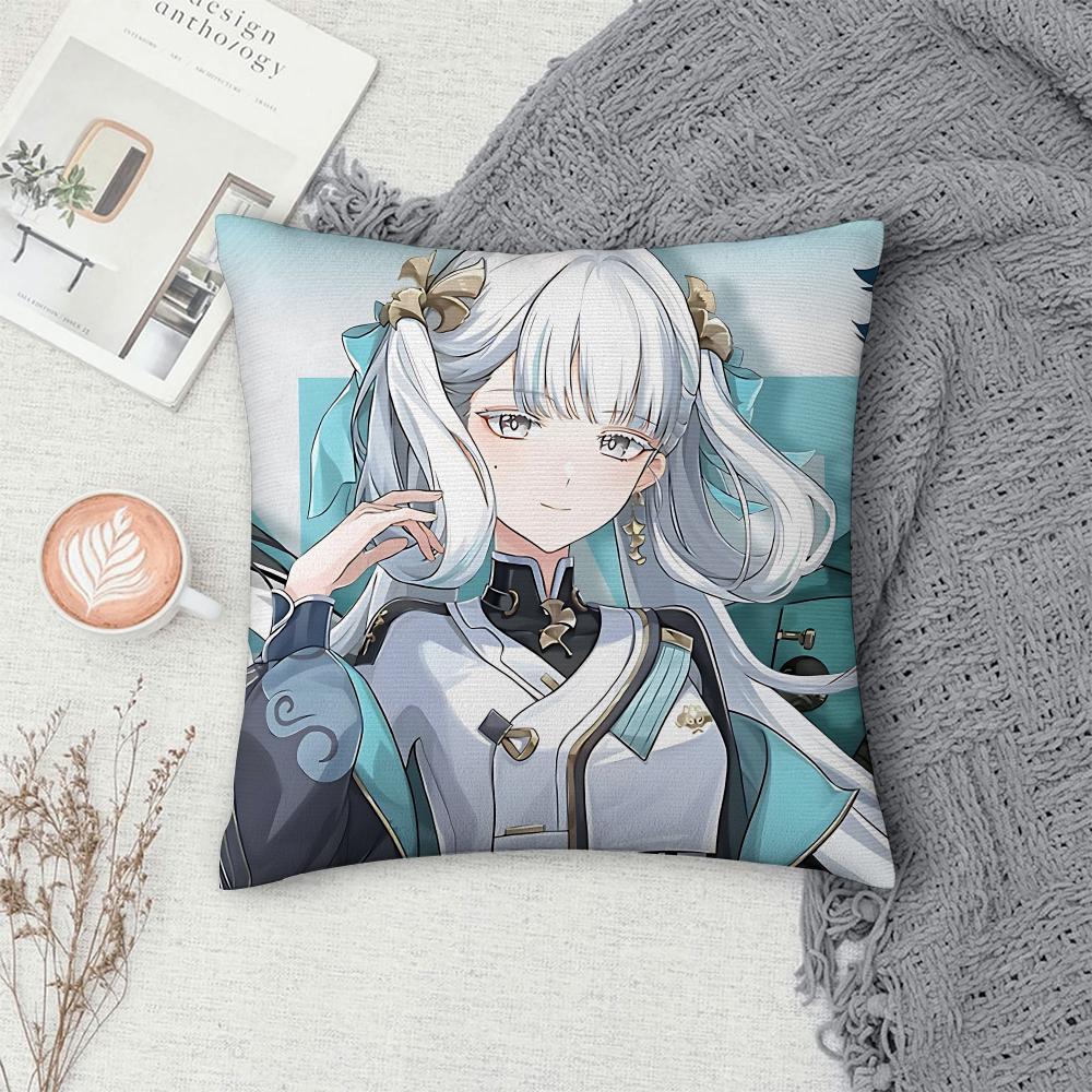 Wuthering Game Jinhsi Cushion Cover Square Pillow Bedroom Sofa Leisure Comfort Living Room Home Decoration X