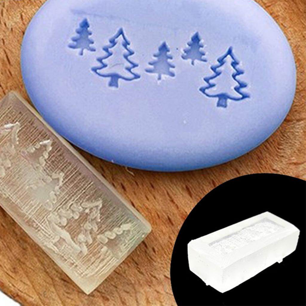 Soap Making Acrylic Stamps Christmas Series Transparent Handmade Soap Seal Stamp