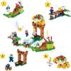 Colorful Super Mario Bros Dolls Luigi Peach Bowser Toad Building Blocks