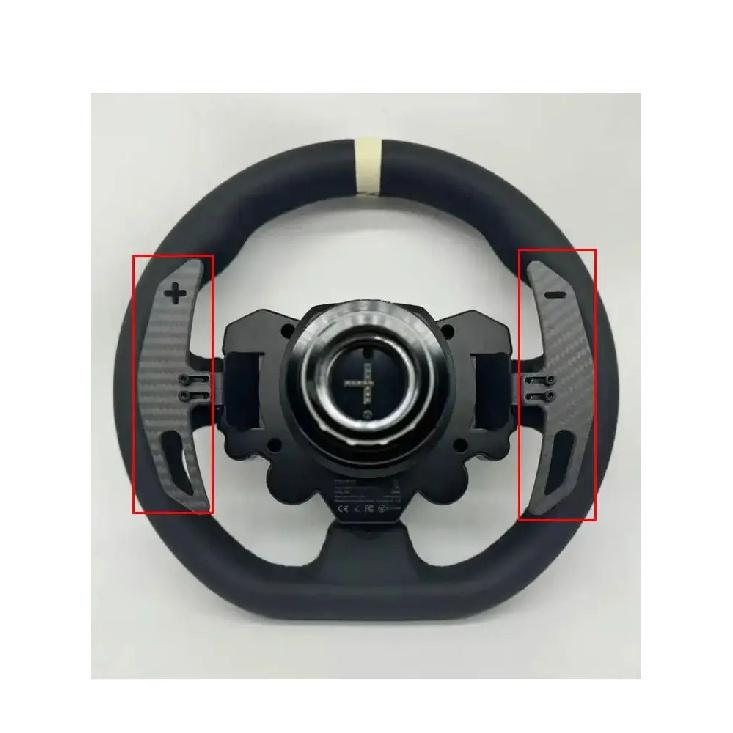 Carbon Fiber Extension Paddle Shifter Adapter For MOZA R5 R3 ES ESX Racing Car Game Mod Steering Wheel Accessories