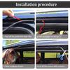 Car Door Rubber Seal Strip,Double Layer L Shape Automotive Weather Stripping,Universal Soundproofing Car Door Seal Strip Car Accessories for Car