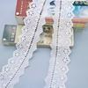 Cotton Hollow Embroidery Lace, Wave Punched Small Barcode Lace, Women'S Skirt Accessories, Clothing Accessories
