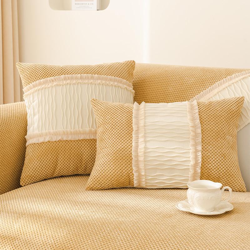 Winter Plush Sofa Cushion New High-end Bay Window Cushion, Light Luxury High-end Sofa Cover Cushion