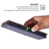 Solid Color Case for Honor Play 50 Plus 5G/Play 8T 5G/X7b 4G/90 Smart Cover Folio Flip PU Leather Phone Protector