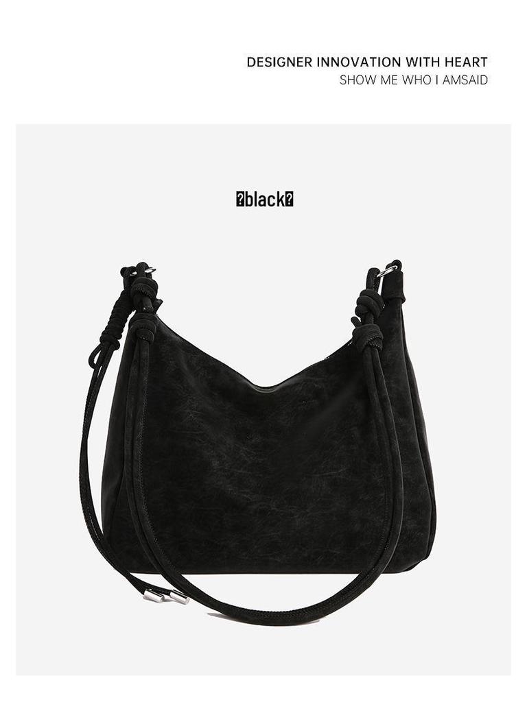 Vintage Minimalist Deerskin Tote: Women's Large Capacity Crossbody & Shoulder Bag 2025