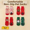 Breathable Non Slip Dog Socks Warm Paws Protectors Cartoon Pet Floor Socks  Indoor Socks
