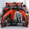 Fantasy Angel Queen Skull 3D Printed Quilt Cover Elegant Fantasy Style Duvet Cover Set Soft Comfortable Bedding Set Pillowcases
