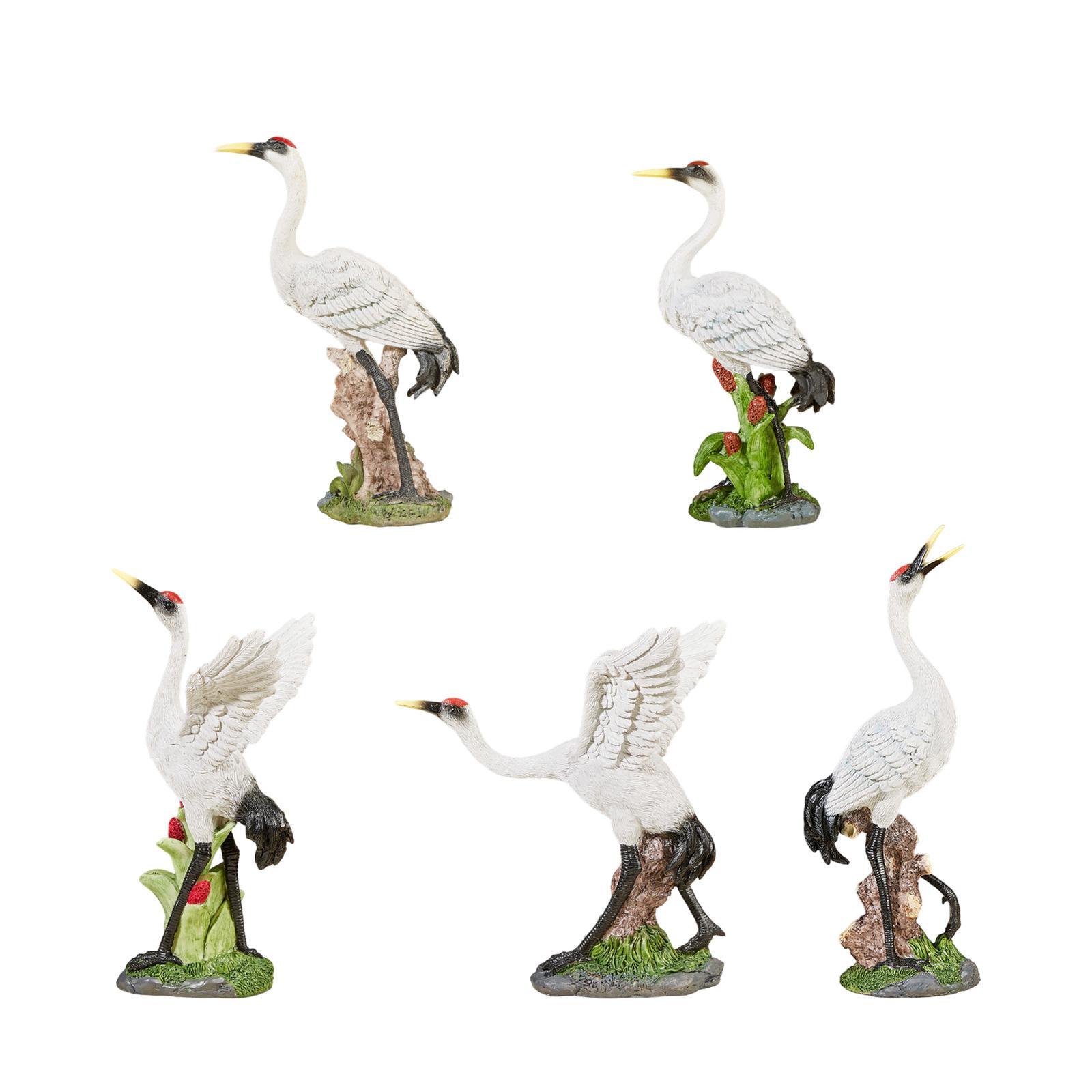 Статуя журавля из смолы — фото 4